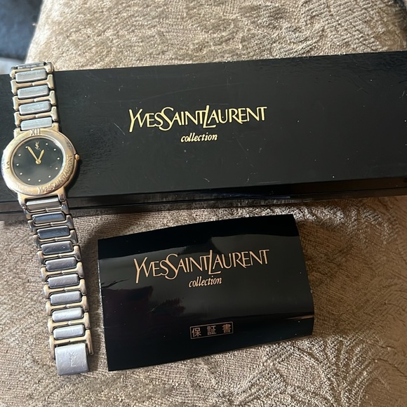 Yves Saint Laurent collection ladies two toned watch - Picture 8 of 8